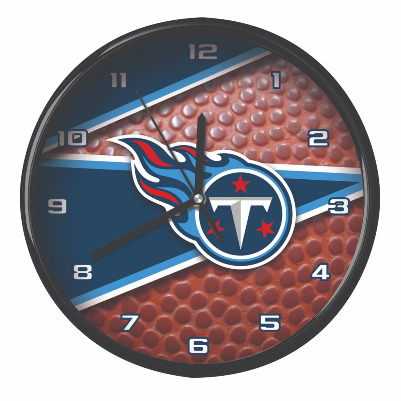 The Memory Company 11.5" Blue and White NFL Tennessee Titans Wall Clock